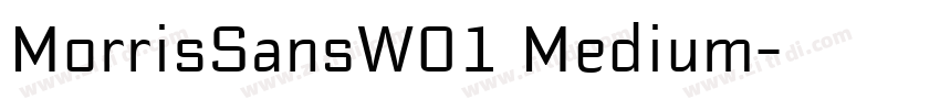 MorrisSansW01 Medium字体转换